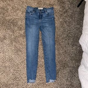 Free People Seamed Skinny Jeans